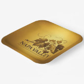 Napa Valley Vineyard Celebration Party Papieren Bordje (Gebogen)