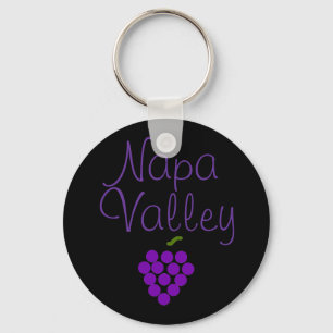 Napa Valley Vineyard Grapes Sleutelhanger