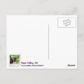 Napa Valley Vineyards Briefkaart! Briefkaart (Achterkant)