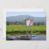 Napa Valley Wedding Invitations Kaart (Voorkant)