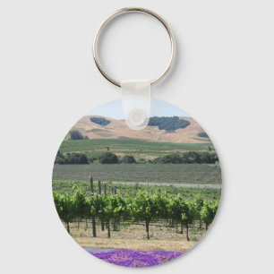Napa Valley Wijngaard Sleutelhanger