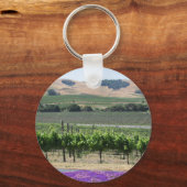 Napa Valley Wijngaard Sleutelhanger (Voorkant)