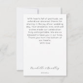 Napa Valley wijngaard waterverf Bedankkaart (Achterkant)