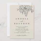 Napa Valley wijnmakerij alles in één bruiloft Kaart (Voorkant)