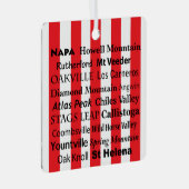 Napa Valley Wine AVAs Ornament (Voorkant Rechts)