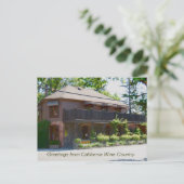 Napa Valley Wine Country - Yountville Briefkaart (Staand voorkant)