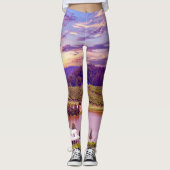 Napa Valley Winery Sunset Paradise Leggings (Voorkant)