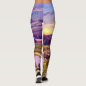 Napa Valley Winery Sunset Paradise Leggings (Achterkant)