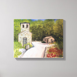 NAPA VALLEY WINERY WATERVERF CANVAS AFDRUK