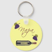 Napa  wijnfles sleutelhanger (Voorkant)