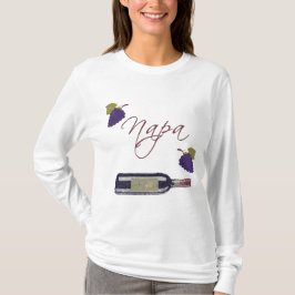 Napa wijnfles t-shirt