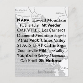 Napa Wine Country Ansichtkaart Briefkaart