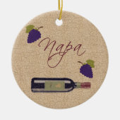  Napa Wine Ornament (Voorkant)