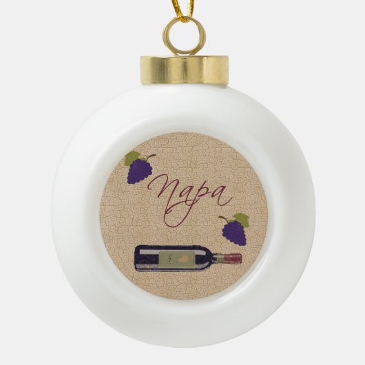  Napa Wine Ornament (Voorkant)