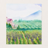 Napa Winery Bachelorette | Naam Plaats kaart Visitekaartje (Binnenkant ongevouwen)