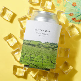 Napa Winery Bruiloft Favor Custom Blikjeskoeler