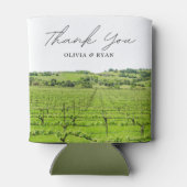 Napa Winery Bruiloft Favor Custom Blikjeskoeler (Achterkant)