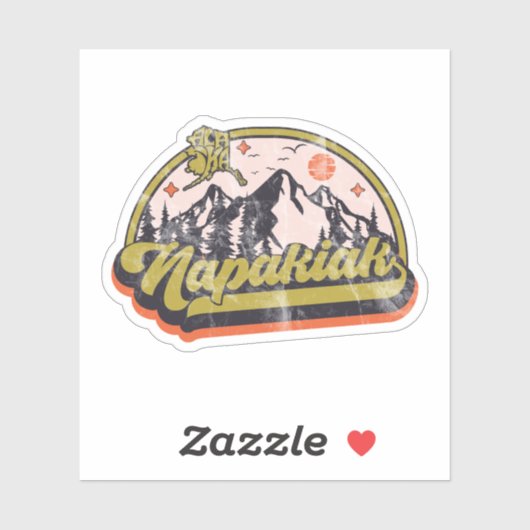 Napakiak, Alaska Sticker (Vel)