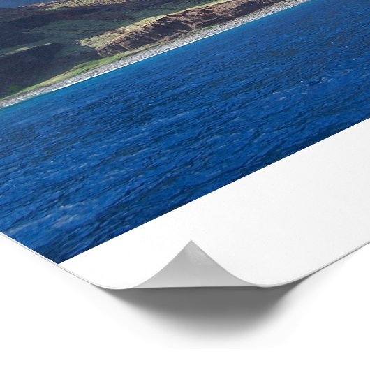 Napali Coast, Hawaii Poster (Hoek)
