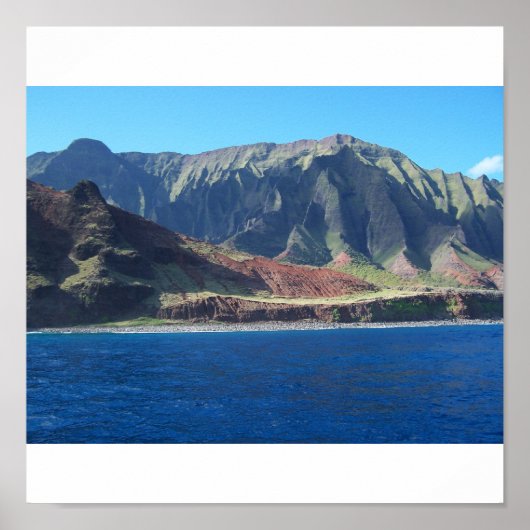 Napali Coast, Hawaii Poster (Voorkant)