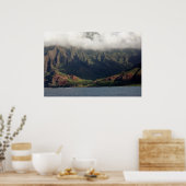 Napali Coast van Kauai Poster (Keuken)