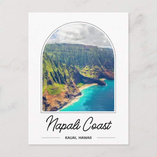 Napali-kust Kauai Hawaii ansichtkaart Briefkaart (Voorkant)