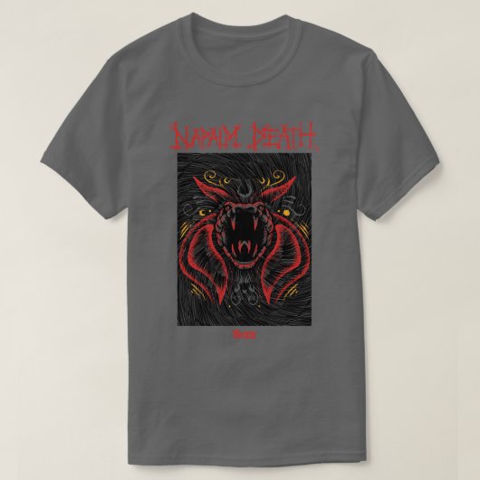 Napalm Death scorpions2 T-shirt (Design voorkant)