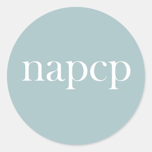 NAPCP LOGO STICKER (Voorkant)