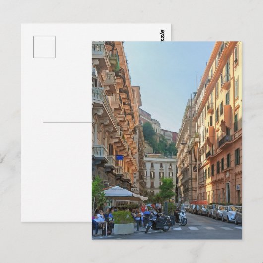 Napels. #18. briefkaart (Voorkant / Achterkant)