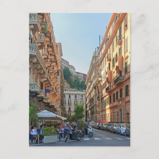 Napels. #18. briefkaart (Voorkant)