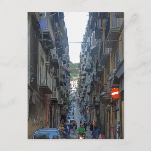 Napels. #29. briefkaart (Voorkant)