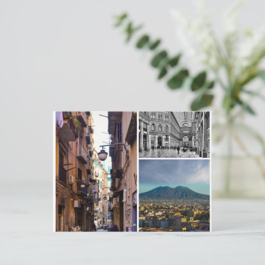 Napels 3 foto Briefkaart (Staand voorkant)
