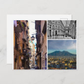 Napels 3 foto Briefkaart (Voorkant / Achterkant)