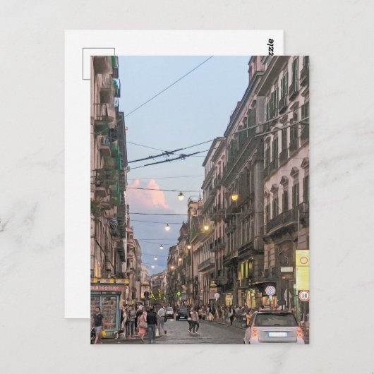 Napels. #44. briefkaart (Voorkant / Achterkant)