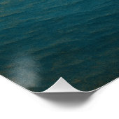 Napels aan de Baai van Vesuvius Perfect Poster (Hoek)