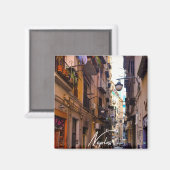 Napels Alley (Napels) Magneet (Voorkant / Achterkant)