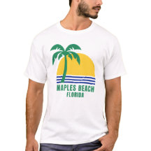 Napels Beach Florida Heren T-Shirt