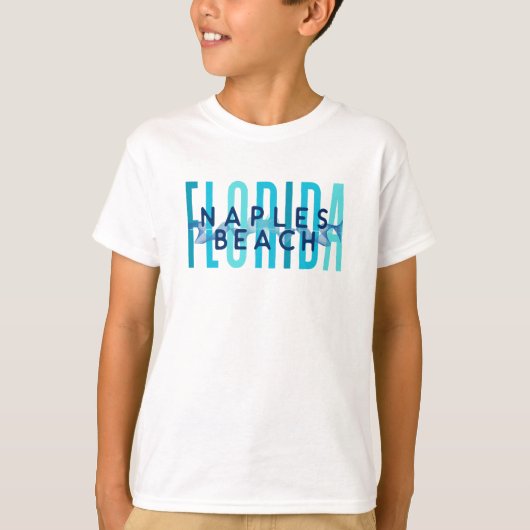 Napels Beach Florida (Ocean Waves) T-shirt (Voorkant)