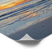 Napels Beach, Florida, Pier op Sunset Poster (Hoek)