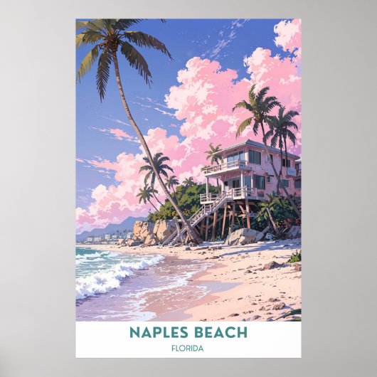 Napels Beach, Florida Poster (Voorkant)