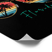 Napels Beach Florida Souvenir Surfplank Poster (Hoek)