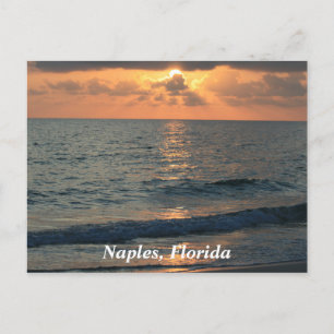 Napels Beach, Florida Sunset Briefkaart