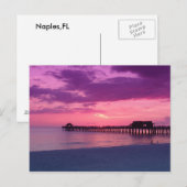 Napels Beach Play Briefkaart (Voorkant / Achterkant)