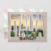 Napels, Briefkaart Italië (Voorkant / Achterkant)