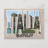 Napels, Briefkaart Italië (Voorkant)