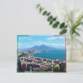 Napels - Briefkaart Napoli. (Staand voorkant)