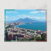 Napels - Briefkaart Napoli. (Voorkant)