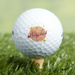 Napels City Florida Retro golfresort Golfballen