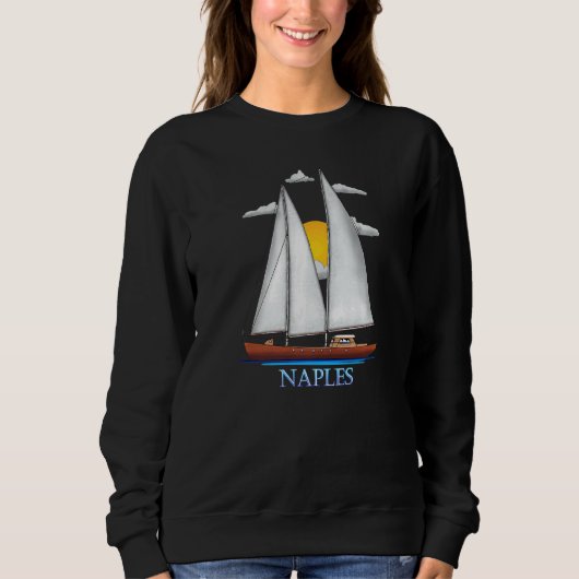 Napels Coastal Nautical Sailing Sailor Trui (Voorkant)