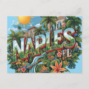 Napels dromend briefkaart